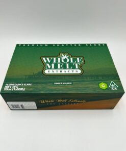 Whole Melt Extracts Banana Gelato | Shatter Slabs
